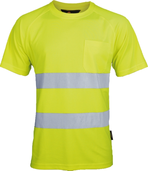 Vizwell Triuso Signal T-Shirt Coolpass LEUCHTGELB Nr. VWT1AY